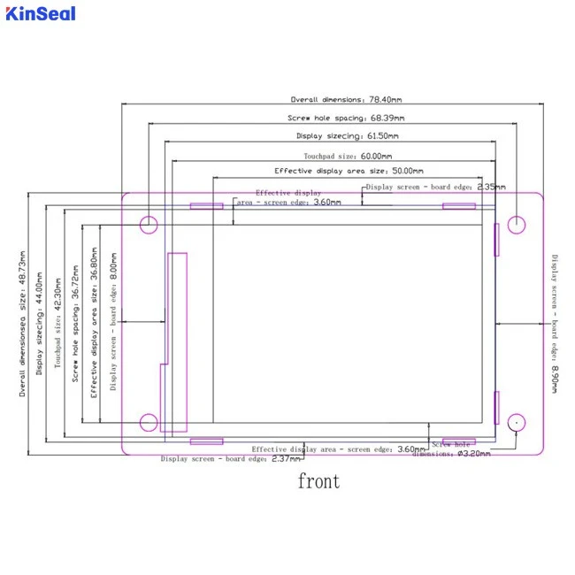 2.4-inch TTL/RS485/RS232 Human-Machine Interface (HMI) Touchscreen suppliers