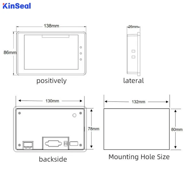 4.3-inch HMI For Multiple Industries factory